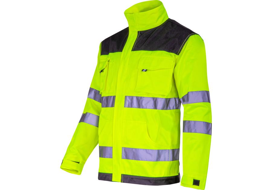 Zdjęcie: Bluza ostrzegawcza czarno-żółta, 2XL, CE, LAHTI PRO