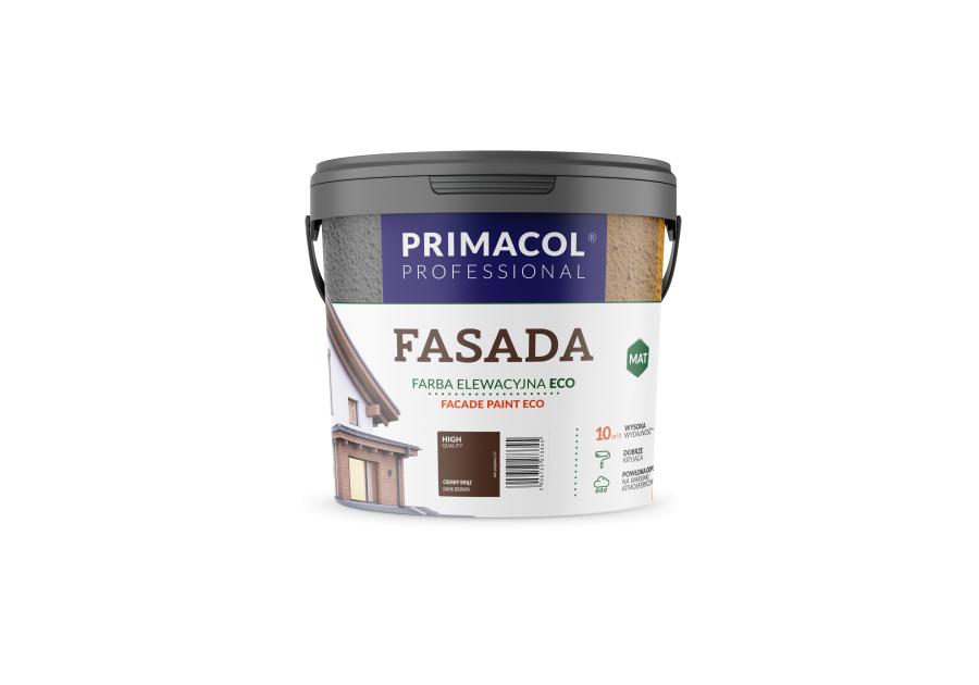 Zdjęcie: Farba Fasada Eco ciemny brąz 4,5 L PRIMACOL
