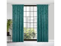 Zdjęcie: Zasłona gotowa Nadia na taśmie 140x300 cm ciemnoturkusowy EUROFIRANY