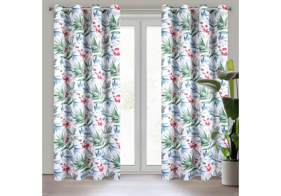 Zdjęcie: Zasłona gotowa Janete 140x250 cm biały EUROFIRANY