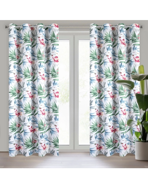 Zdjęcie: Zasłona gotowa Janete 140x250 cm biały EUROFIRANY