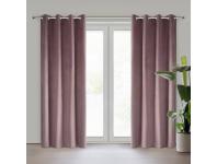 Zdjęcie: Zasłona gotowa Pierre 140 x 250 cm pudrowy róż EUROFIRANY