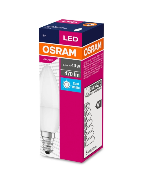 Zdjęcie: Lampa LED Value Classic B 40 FR 4,9 W 4000 K E14 OSRAM