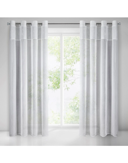 Zdjęcie: Firana gotowa Emily 140x250 cm biały EUROFIRANY