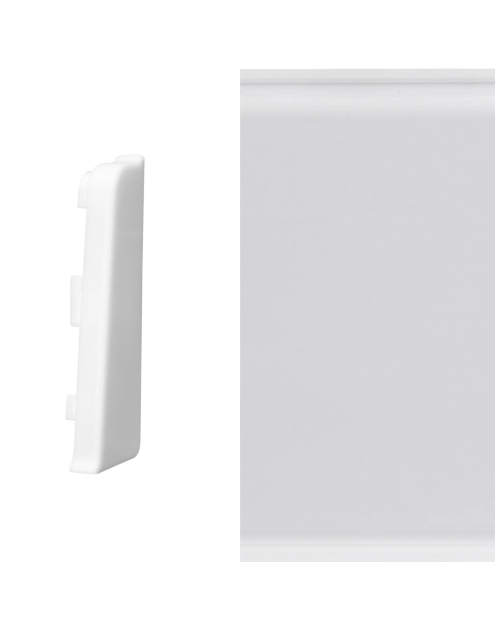 Zdjęcie: Zakończenie prawe do listwy Mack 2 szt. biały mat ARBITON