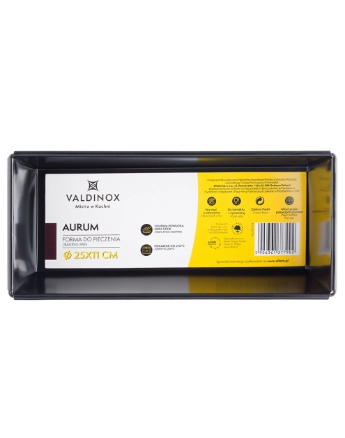 Zdjęcie: Forma blacha Aurum 25x11x7,5 cm VALDINOX