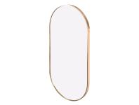 Zdjęcie: Lustro Oval 50x100 cm złota aluminiowa rama INDAVO