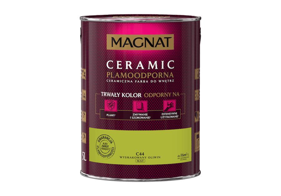 Zdjęcie: Farba ceramiczna 5 L wysmakowany oliwin MAGNAT CERAMIC