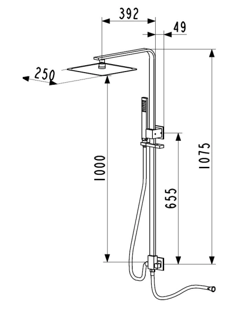 Zdjęcie: Deszczownia do kompletacji z dowolną baterią Cassini KFA