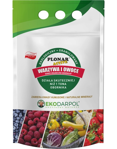 Zdjęcie: Nawóz Plonar Active Warzywa i owoce 1 kg EKODARPOL