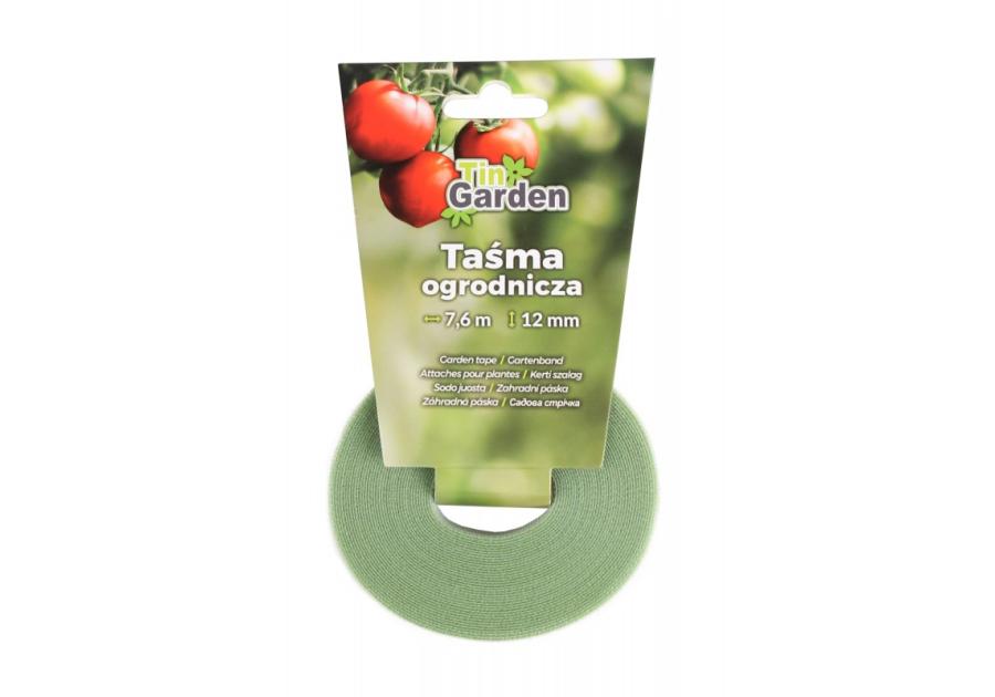 Zdjęcie: Taśma ogrodnicza rzep zielona 7,6 m TIN TOURS