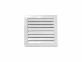 Osłona wentylacyjna z siatką 150/150 biała PRZYBYSZ