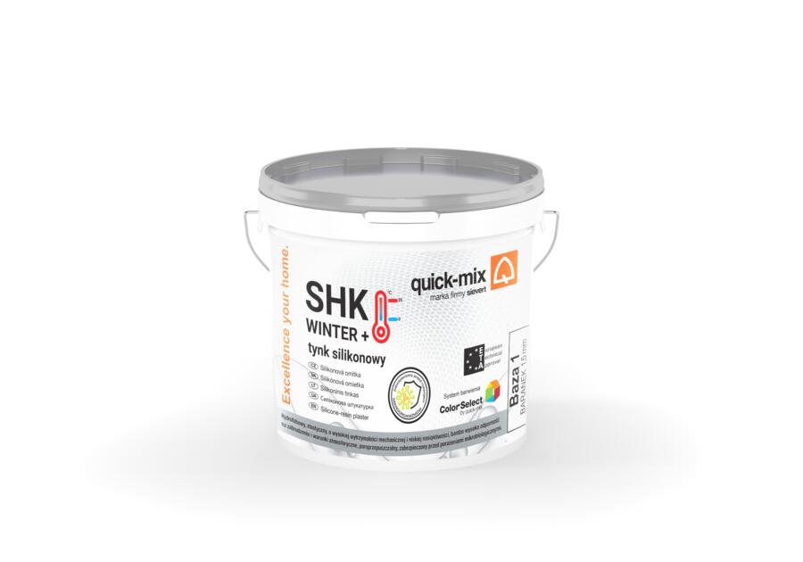Zdjęcie: Tynk silikonowy SHK Winter + 1,5 mm biały QUICK-MIX