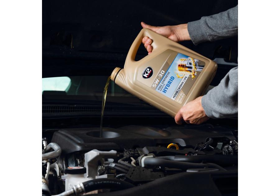 Zdjęcie: Olej silnikowy 5W-30 Hybrid 5 L K2