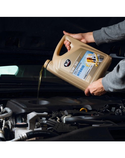 Zdjęcie: Olej silnikowy 5W-30 Hybrid 5 L K2