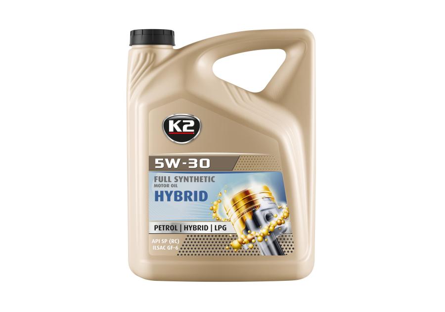 Zdjęcie: Olej silnikowy 5W-30 Hybrid 5 L K2