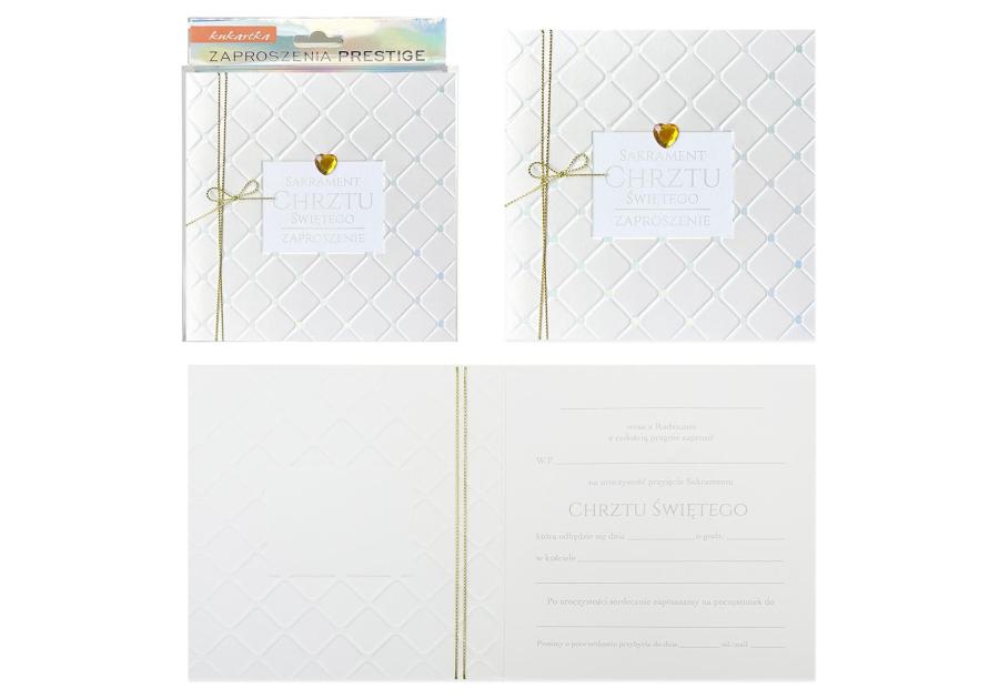 Zdjęcie: Zaproszenie ZP-046 Chrzest KUKARTKA