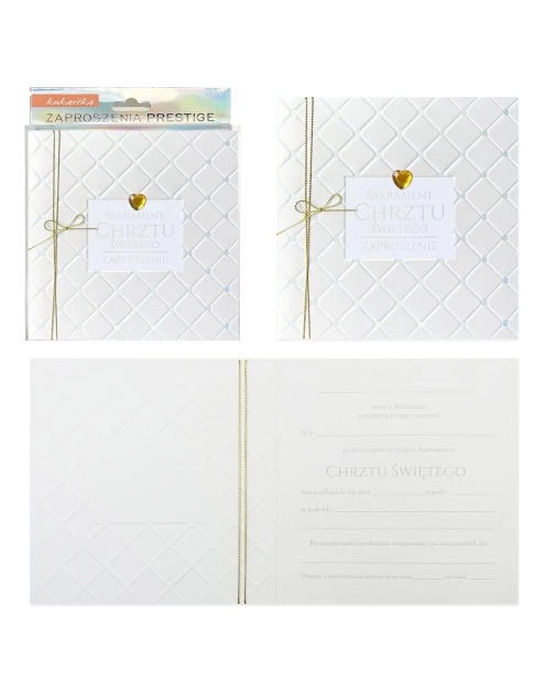 Zdjęcie: Zaproszenie ZP-046 Chrzest KUKARTKA