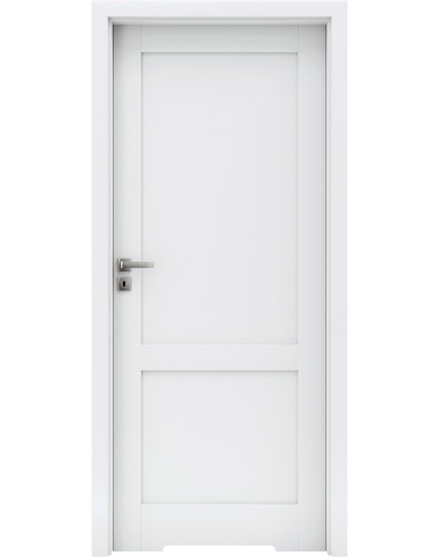 Zdjęcie: Drzwi wewnętrze Bianco Neve 1 modułowe z podcięciem wentylacyjnym wc INVADO