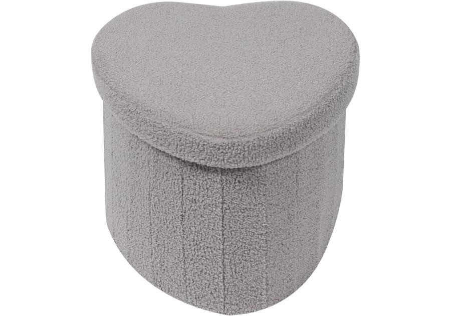 Zdjęcie: Pufa Milargo tkanina baranek szary TS INTERIOR