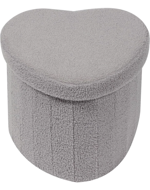 Zdjęcie: Pufa Milargo tkanina baranek szary TS INTERIOR