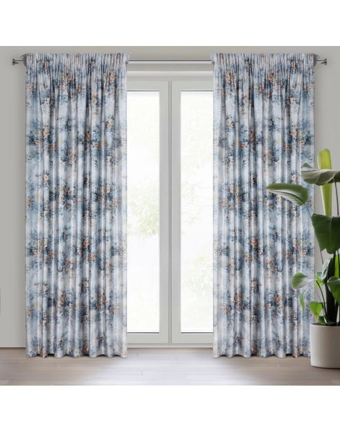 Zdjęcie: Zasłona gotowa Marisa na taśmie 140x270 cm szary EUROFIRANY