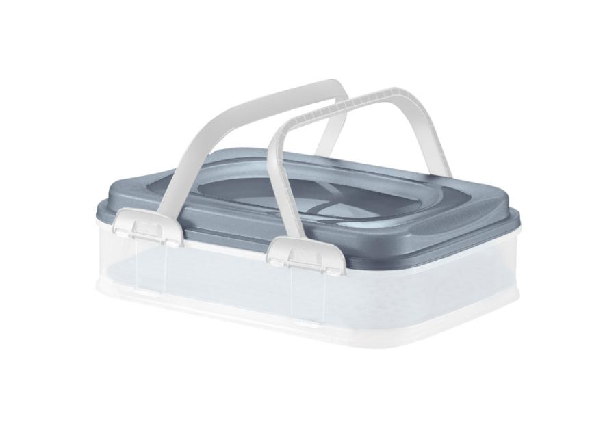 Zdjęcie: Pojemnik na ciasto niebieski DOMOTTI