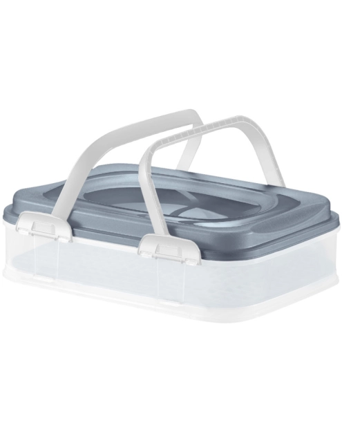 Zdjęcie: Pojemnik na ciasto niebieski DOMOTTI