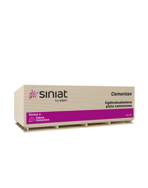 Zdjęcie: Płyta cementowa 3,5x1200x2400 mm Cementex SINIAT