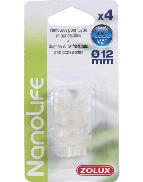 Zdjęcie: Przyssawka do akwarium mała 12 mm, 4 sztuki ZOLUX