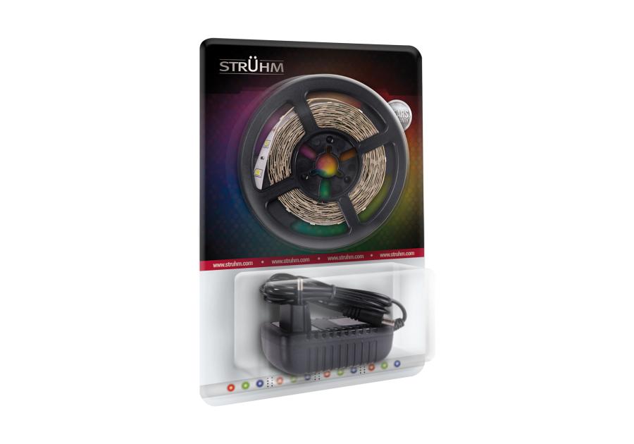 Zdjęcie: Taśma Late Led 3 m 90 RGB wielobarwna 21,6 W STRUHM