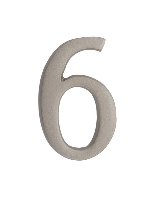 Zdjęcie: Cyfra 6 lub 9 samoprzylepna nikiel satyna 50 mm METRO