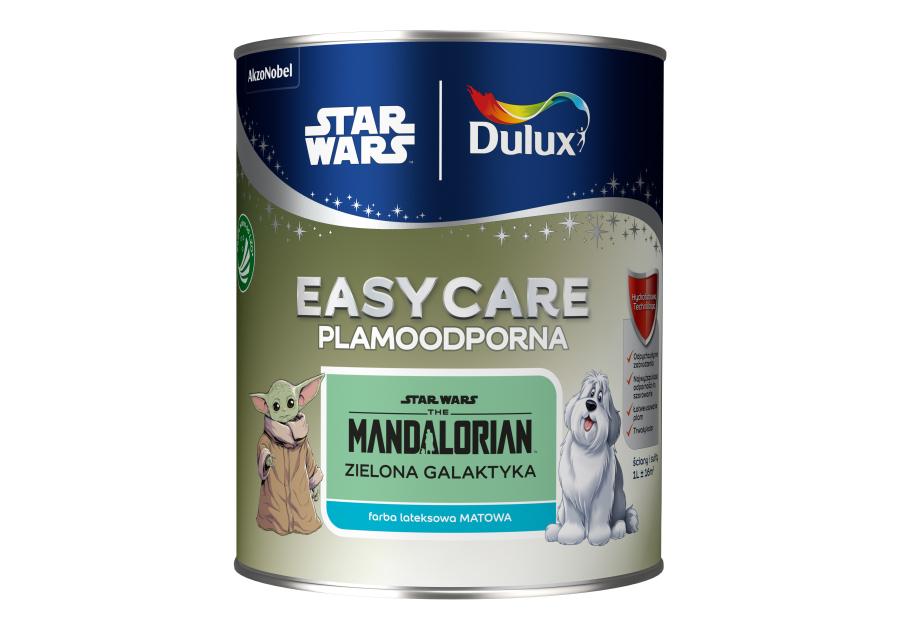 Zdjęcie: Farba lateksowa 1 L zielona galaktyka matowa EASYCARE DISNEY