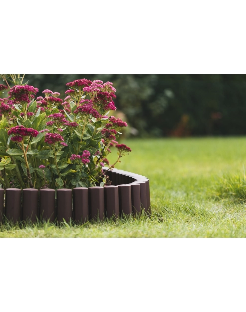 Zdjęcie: Palisada ogrodowa 3D 27x220 cm brąz STELLA GREEN