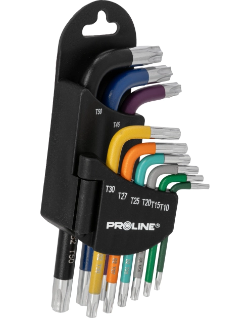 Zdjęcie: Klucze Torx kpl. 9 szt. t10-t50, S2, PROLINE