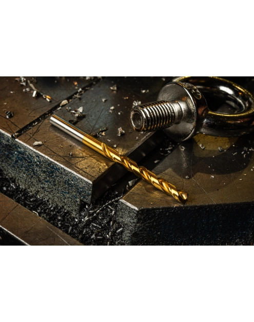 Zdjęcie: Wiertło do metalu Inox HSS-E TiN 10.5 mm DIN338 STALCO PERFECT