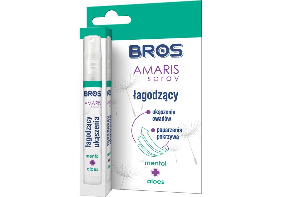 Zdjęcie: Spray łagodzący ukąszenia Amaris 9 ml BROS