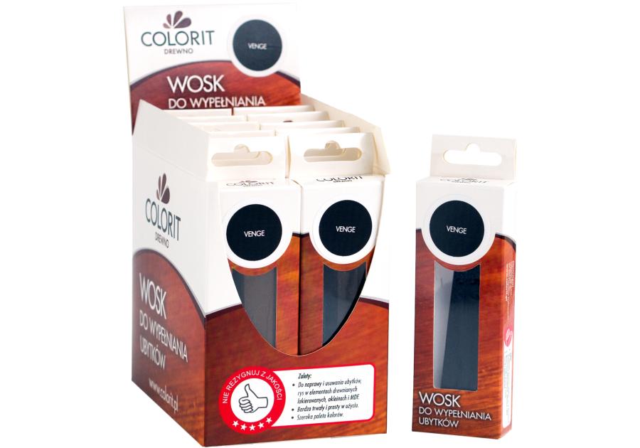 Zdjęcie: Wosk do wypełniania ubytków, orzech 15 g COLORIT