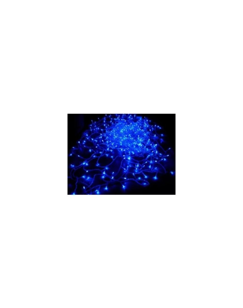 Zdjęcie: Kurtyna choinkowa LED 100 lampek niebieska 4,2 m VOLTENO