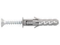 Zdjęcie: Kołek rozporowy FIX z kołnierzem 6x30 mm z wkrętem 3,5x40 mm 15 szt. RAWLPLUG
