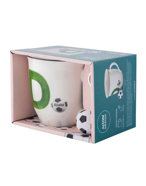 Zdjęcie: Kubek baryłka duża z wywiniętym rantem 630 ml z brelokiem dekoracja Dziadek 2 ALTOM DESIGN