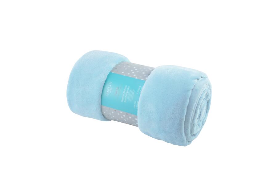 Zdjęcie: Koc Tyler babyblue 70x150 cm AMELIA HOME