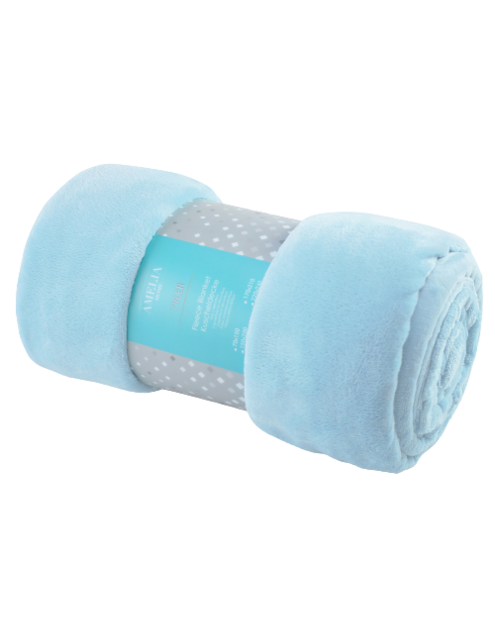 Zdjęcie: Koc Tyler babyblue 70x150 cm AMELIA HOME