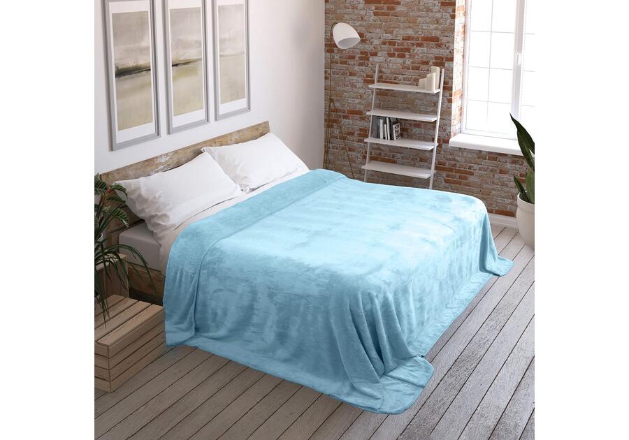 Zdjęcie: Koc Tyler babyblue 70x150 cm AMELIA HOME