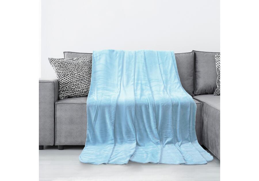 Zdjęcie: Koc Tyler babyblue 70x150 cm AMELIA HOME