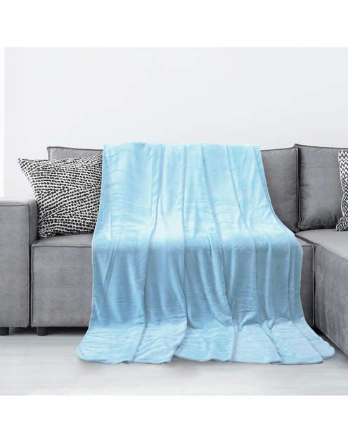 Zdjęcie: Koc Tyler babyblue 70x150 cm AMELIA HOME