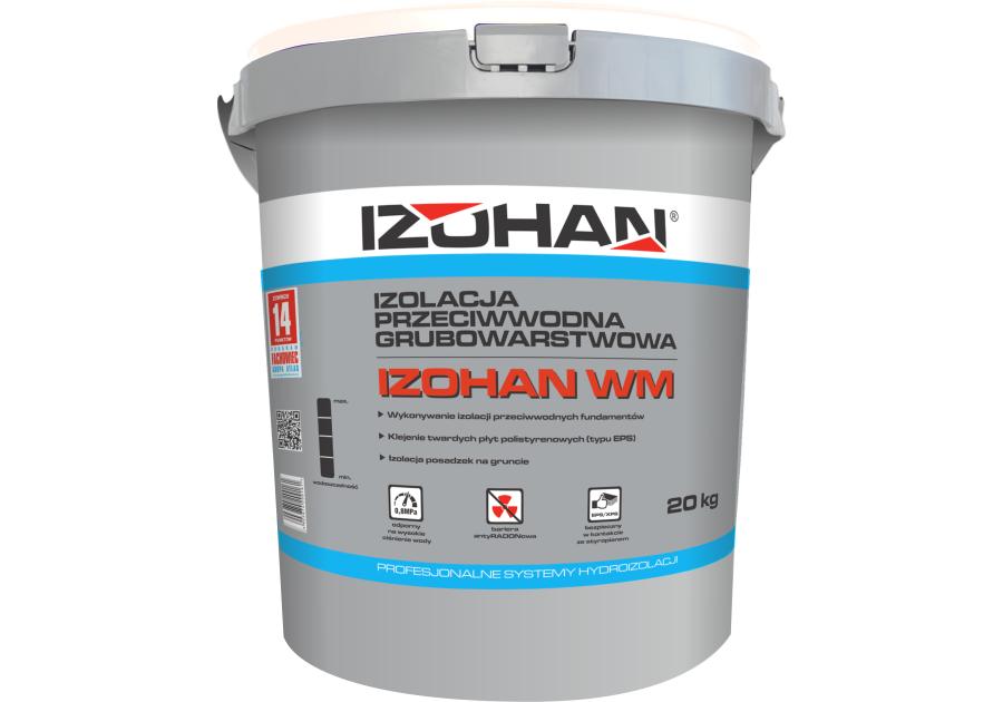 Zdjęcie: Izolacja przeciwwodna grubowarstwowa WM 20 kg IZOHAN