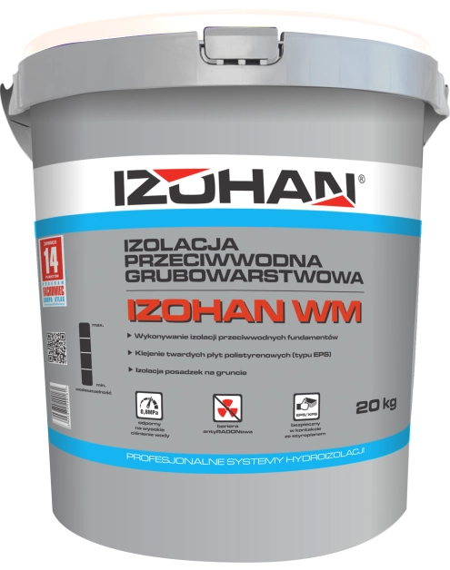 Zdjęcie: Izolacja przeciwwodna grubowarstwowa WM 20 kg IZOHAN