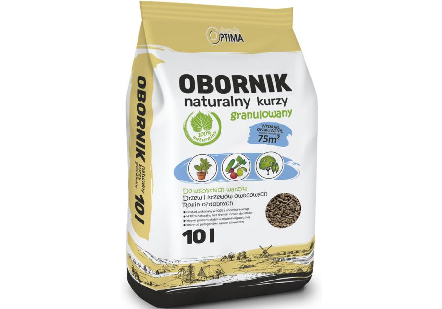 Zdjęcie: Obornik naturalny kurzy granulowany Optima 10L BIOVITA