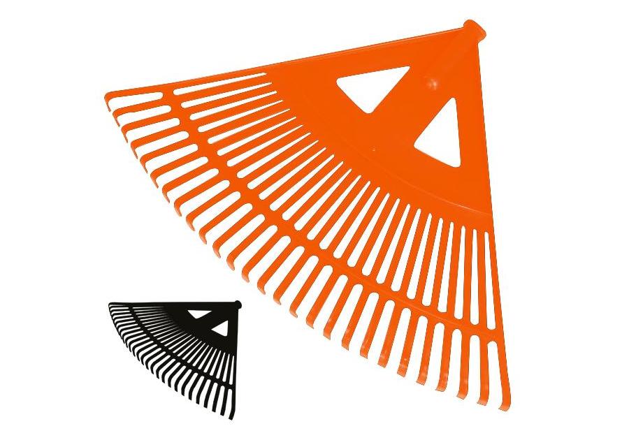 Zdjęcie: Grabie plastikowe typ kanadyjski 580 mm czarne nieoprawione PROFIX